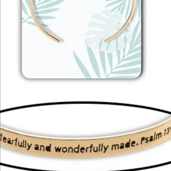 Cuff Bracelet Woman of God Wonderfully Made Jewelry Bangle - Picture 4 of 4